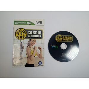 Gold’s Gym Cardio Workout Nintendo Wii Game Disc + Manual Tested Ubisoft